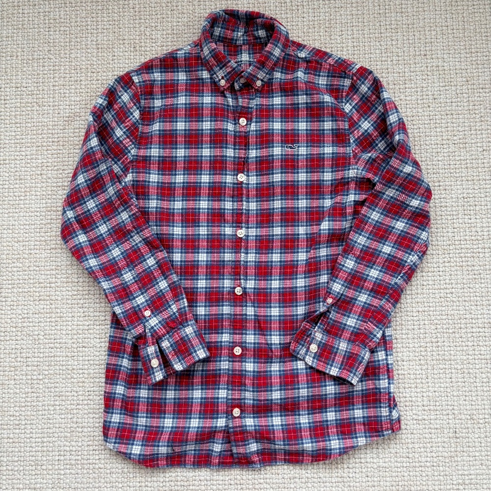 Vineyard Vines Boys Flannel (M)